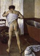 Gustave Caillebotte The man in the bath USA oil painting artist